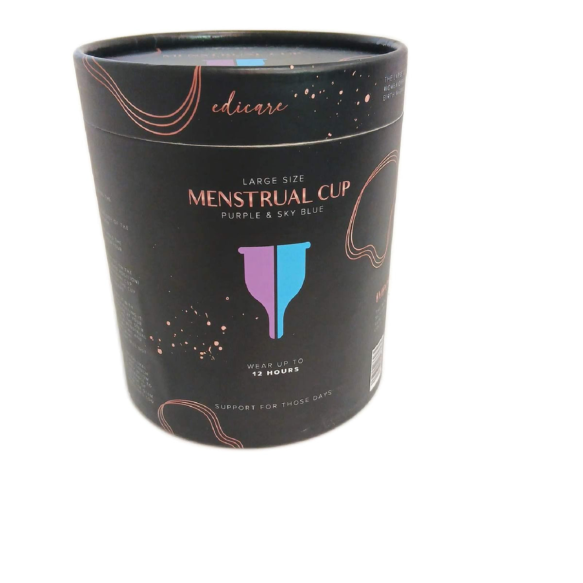 Edicare Menstruationstasse Damenhygiene Set Sterilisator Tragbar – Wie neu