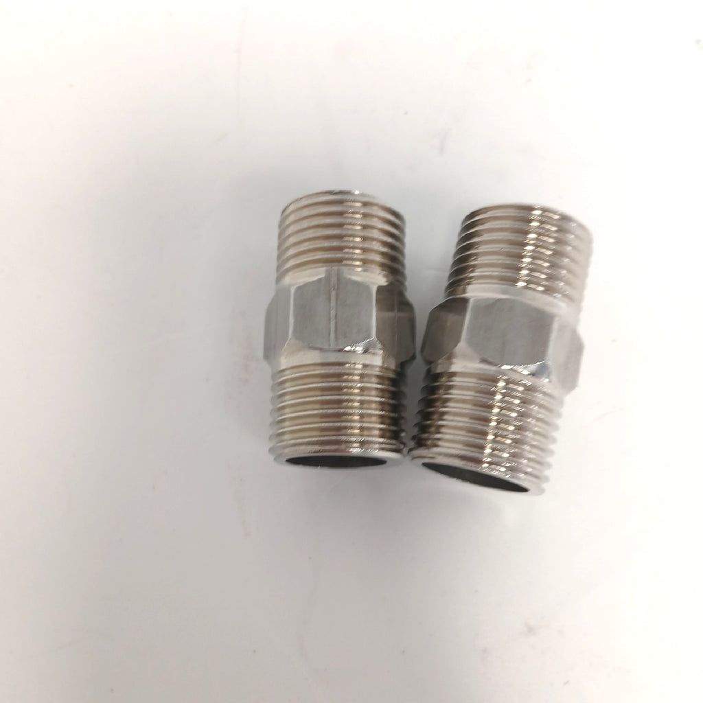 CUNQN Schlauchverbinder Gartenzubehör Edelstahl Gewinde Adapter robust – Wie neu