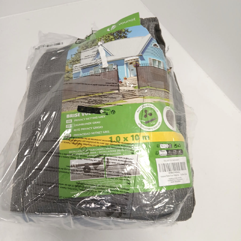Sichtschutzzaun Zaunblende Gartenbedarf HDPE 150gm2 Schattiernetz – Wie neu
