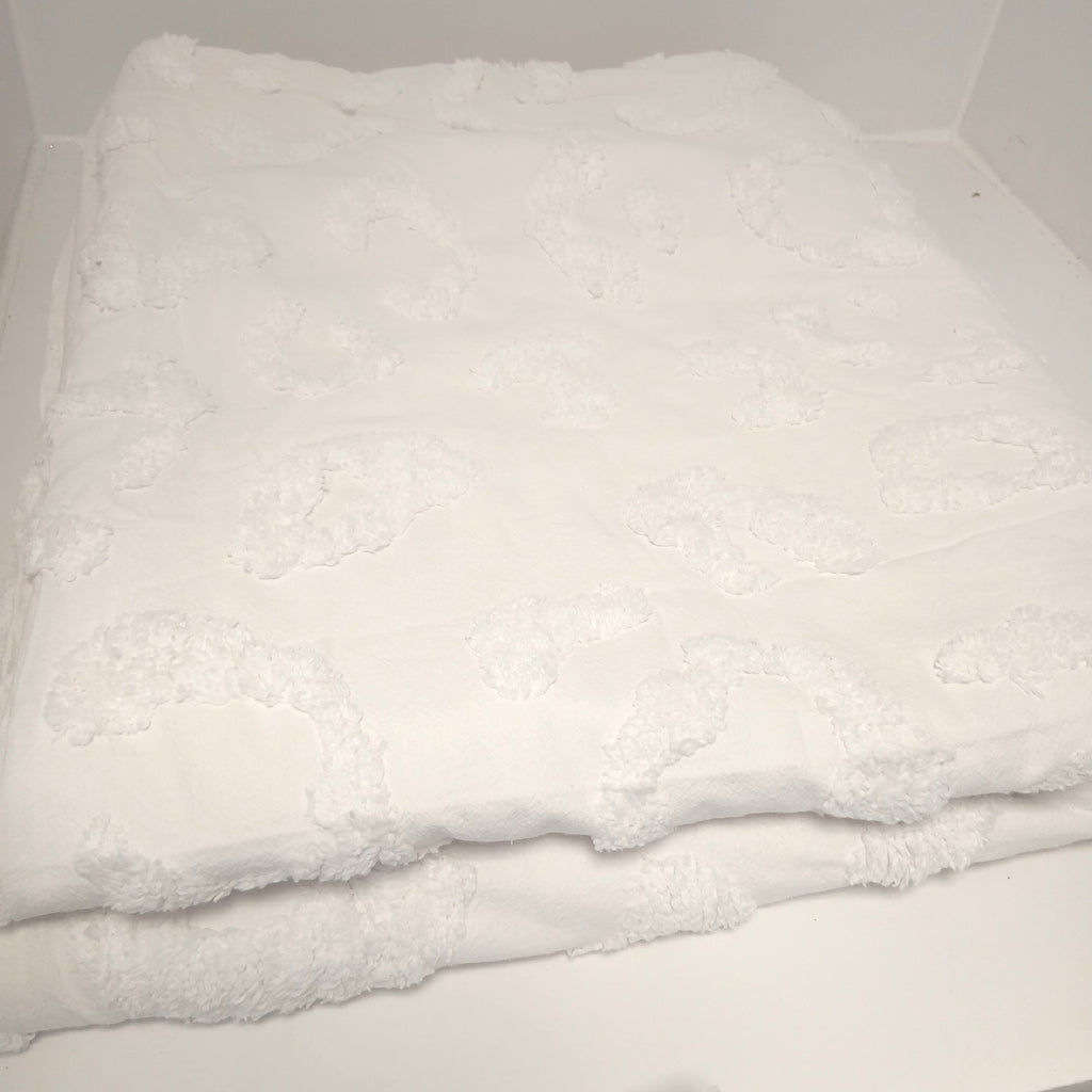 Peri Chenille Bettwäsche mit Leopardenmuster, flauschig – Wie neu
