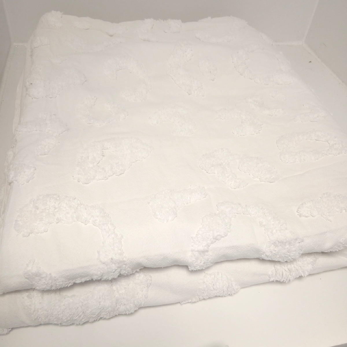 Peri Chenille Bettwäsche mit Leopardenmuster, flauschig – Wie neu