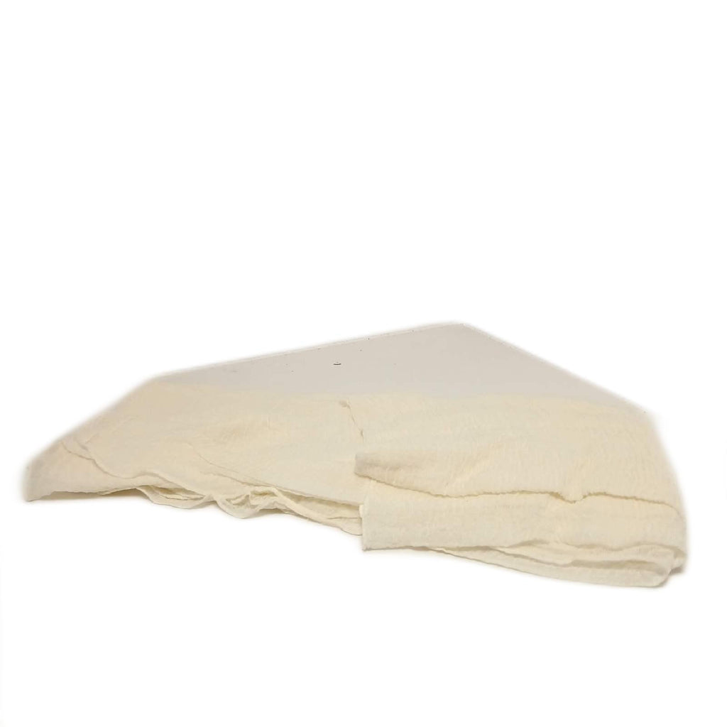 Musselin Tischläufer 80 × 400 cm, weiß – Wie neu