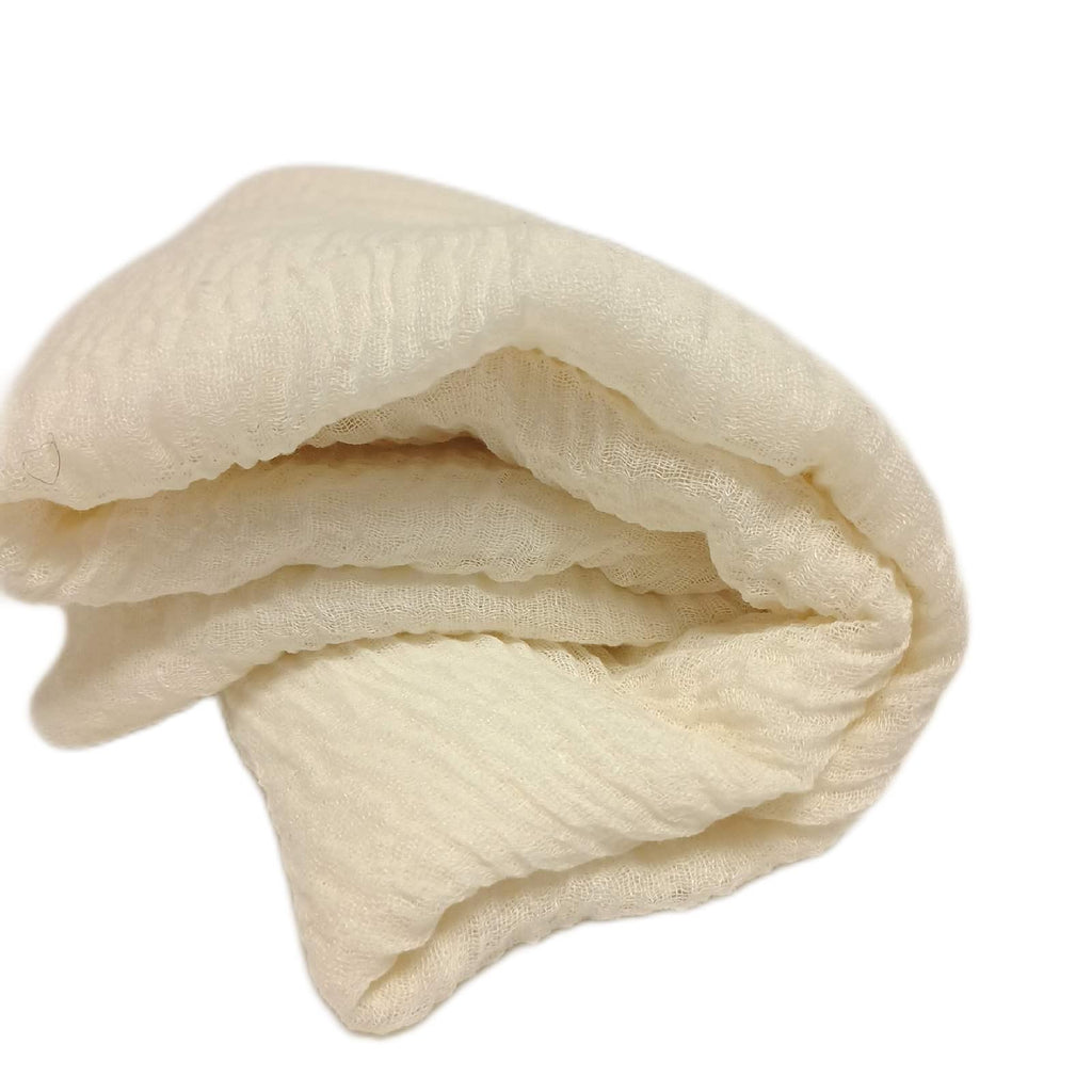 Musselin Tischläufer 80 × 400 cm, weiß – Wie neu