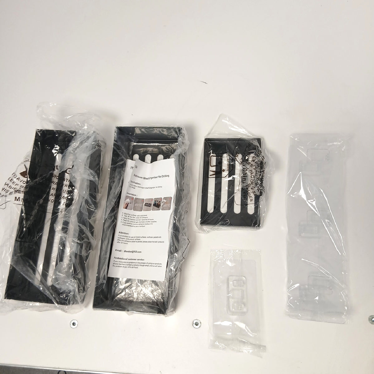 Diwoker Duschablage ohne Bohren, 3er-Set – Neu