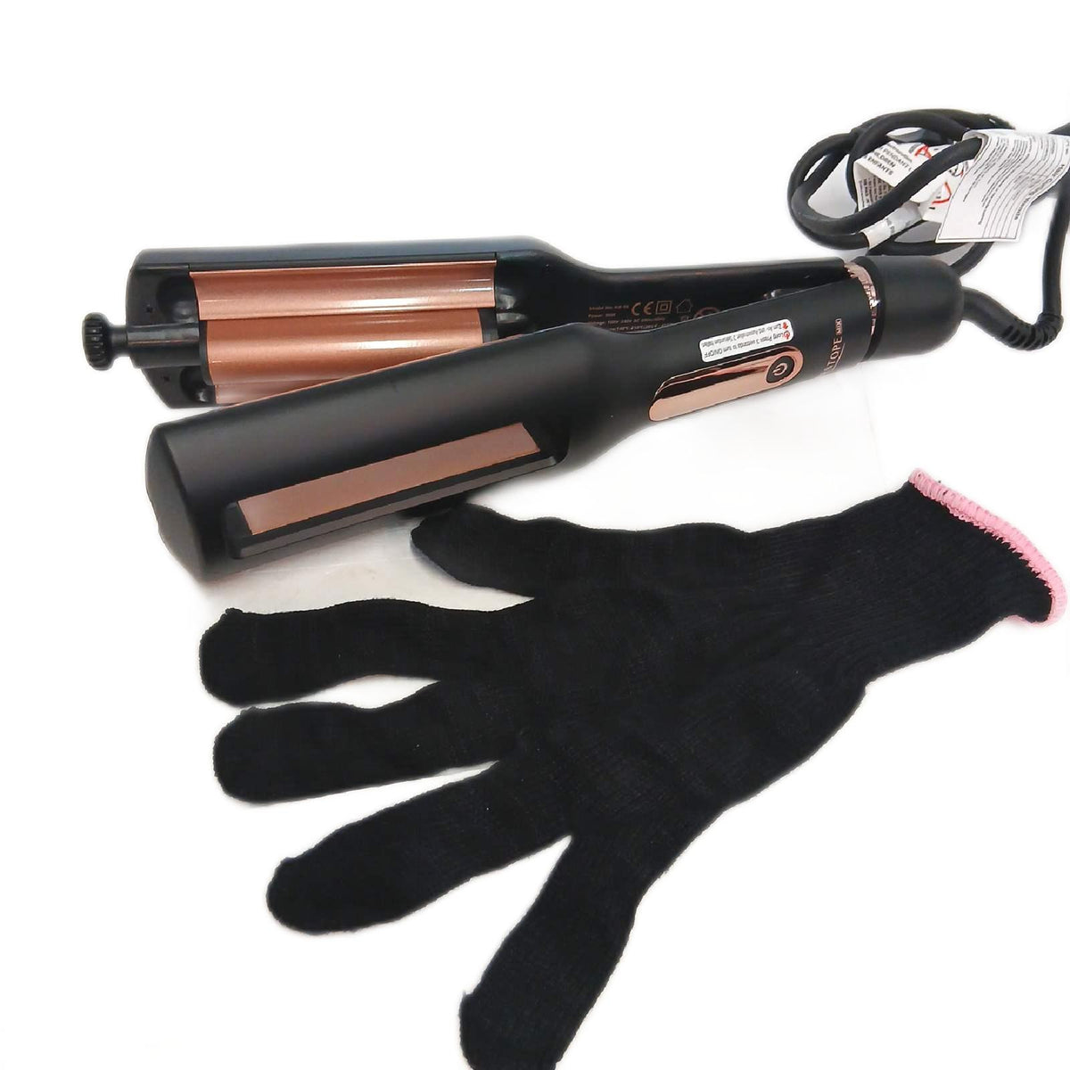 Beach Tools Lockenstab Haarstyling Stylinggeräte Einstellbar 4-in-1 – Wie neu