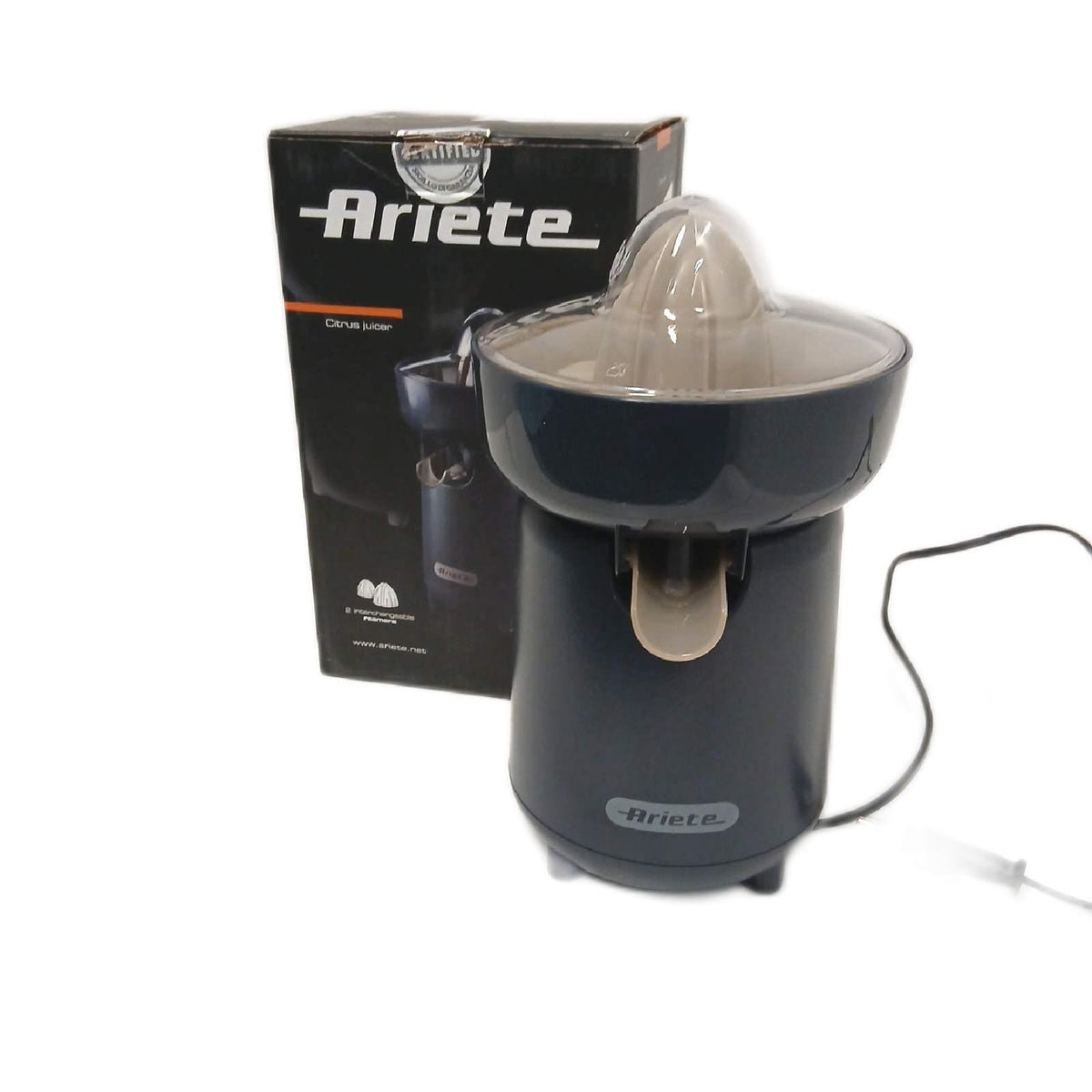 Ariete 417 Entsafter Frühstück 40 W 2 Entsaftungskegel – Wie neu, unvollständig