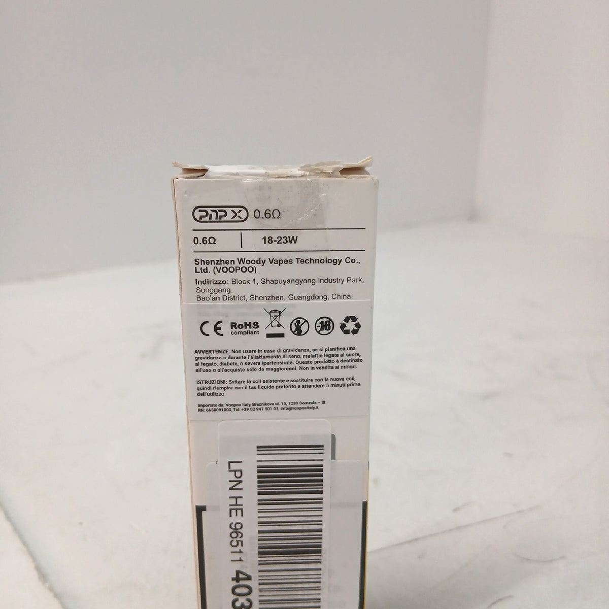 PnP Spule E Zigarette Zubehör Pod Verdampfer 06 Ohm 18 bis 32 Watt – Wie neu