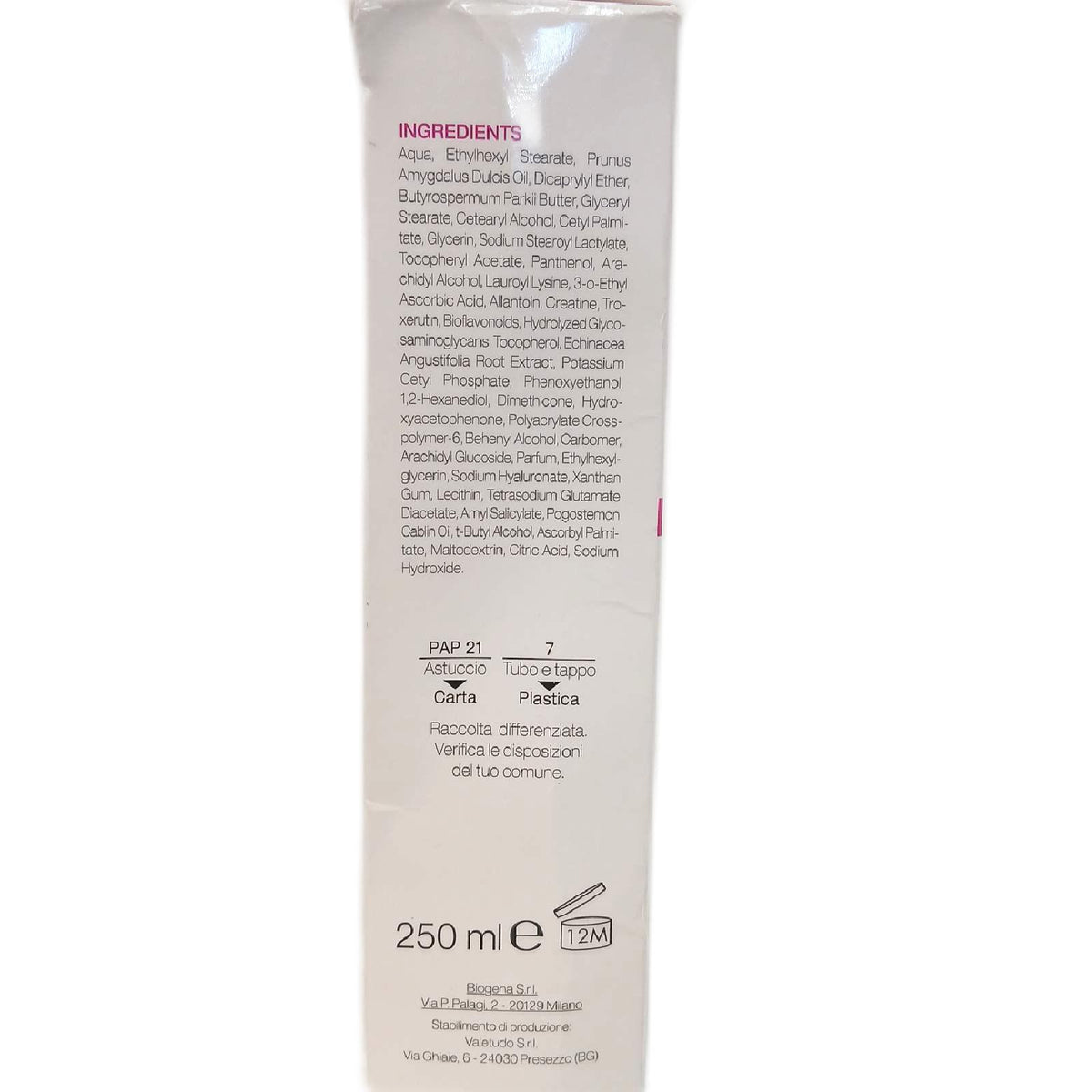 Valetudo Creme intensive Versorgung beruhigend Dehnungsstreifen 250 – Sehr gut