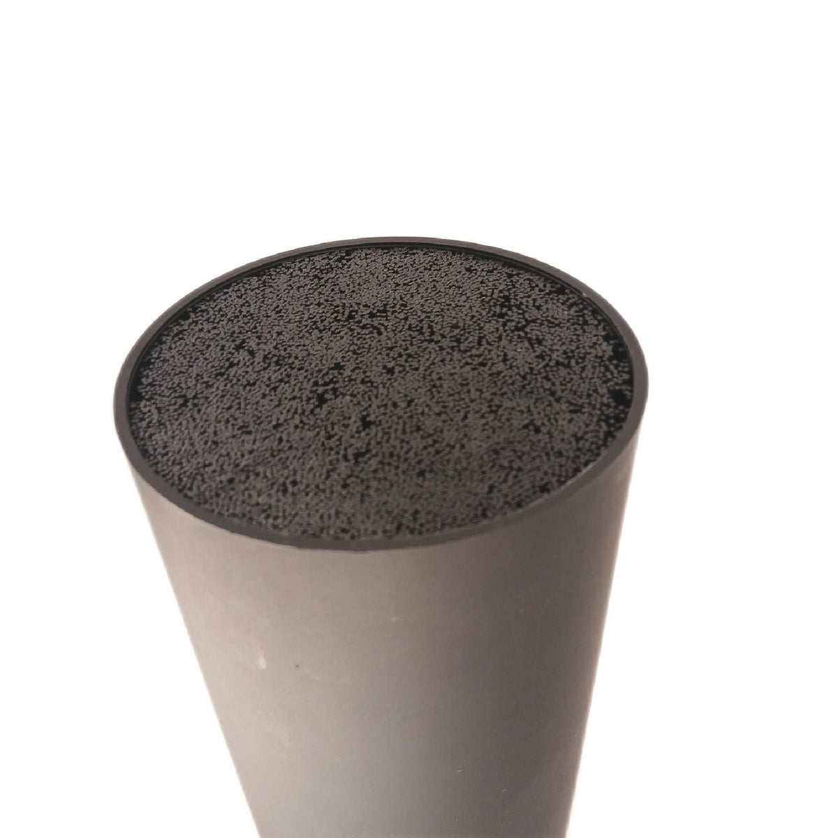 Moderner Messerblock Schwarz Flexible Lamellen Stabil Ordnungssystem – Wie neu