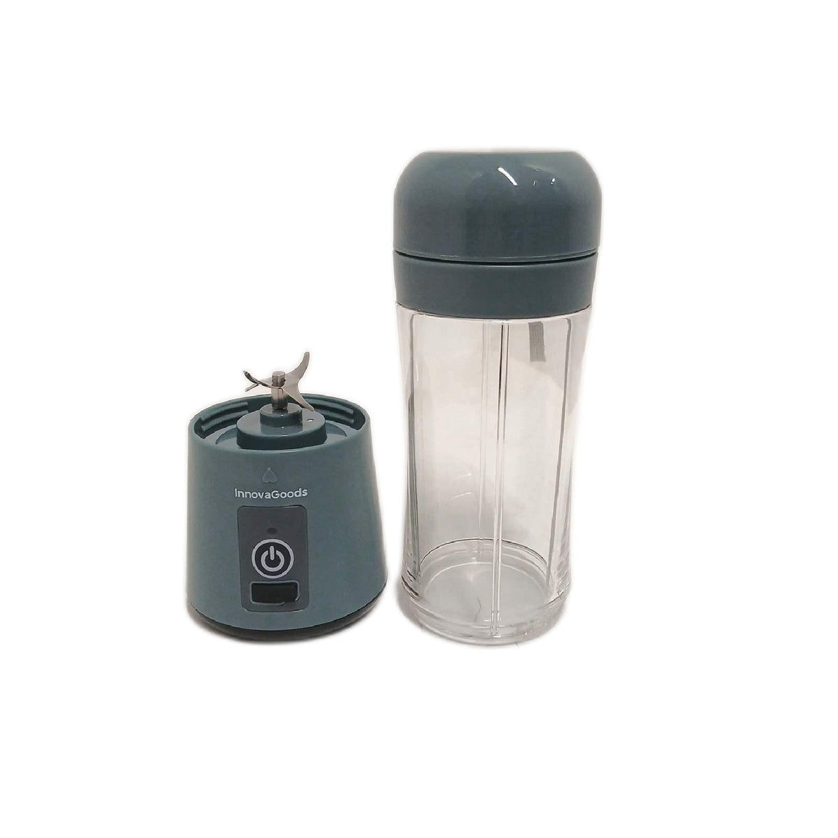 InnovaGoods Standmixer Shakuit Grau wiederaufladbar tragbar – Wie neu