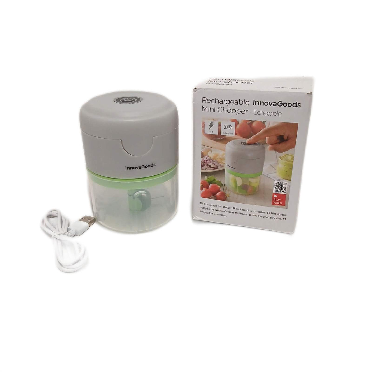 InnovaGoods Zerkleinerer Mini 250 ml Wiederaufladbar Kabellos – Sehr gut