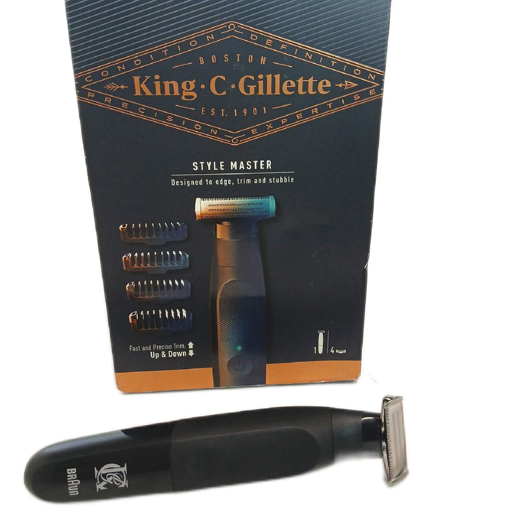 King C. Gillette Style Master Kabelloser Kurzbartschnei – Wie neu, unvollständig