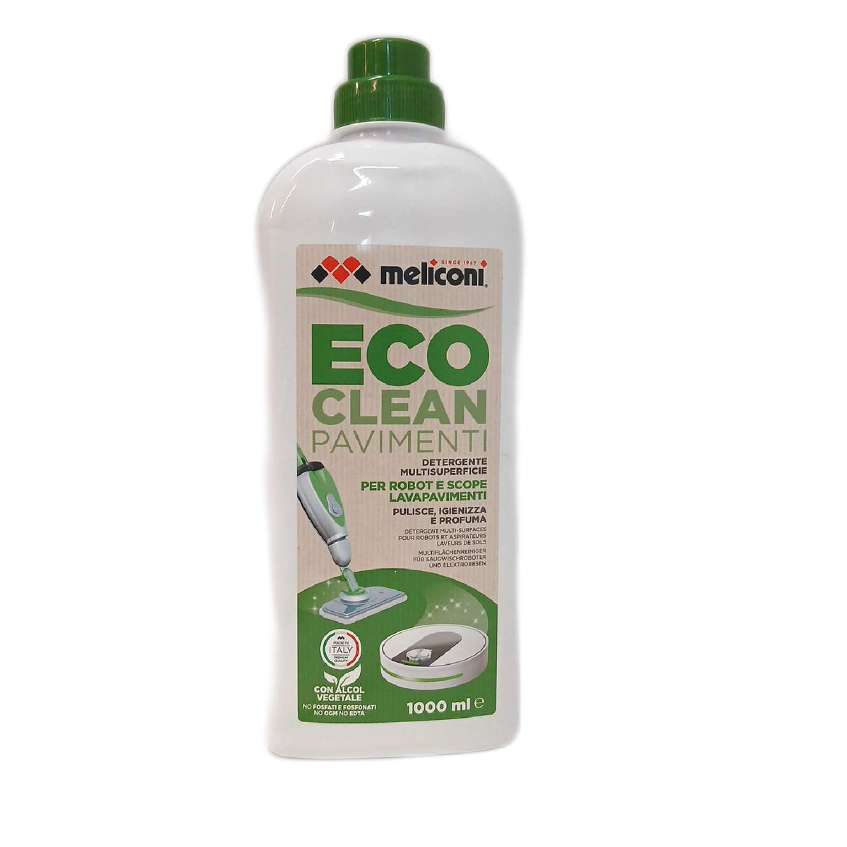 Meliconi Bodenreiniger Reinigungsmittel Haushaltsreinigung Eco Clean – Wie neu