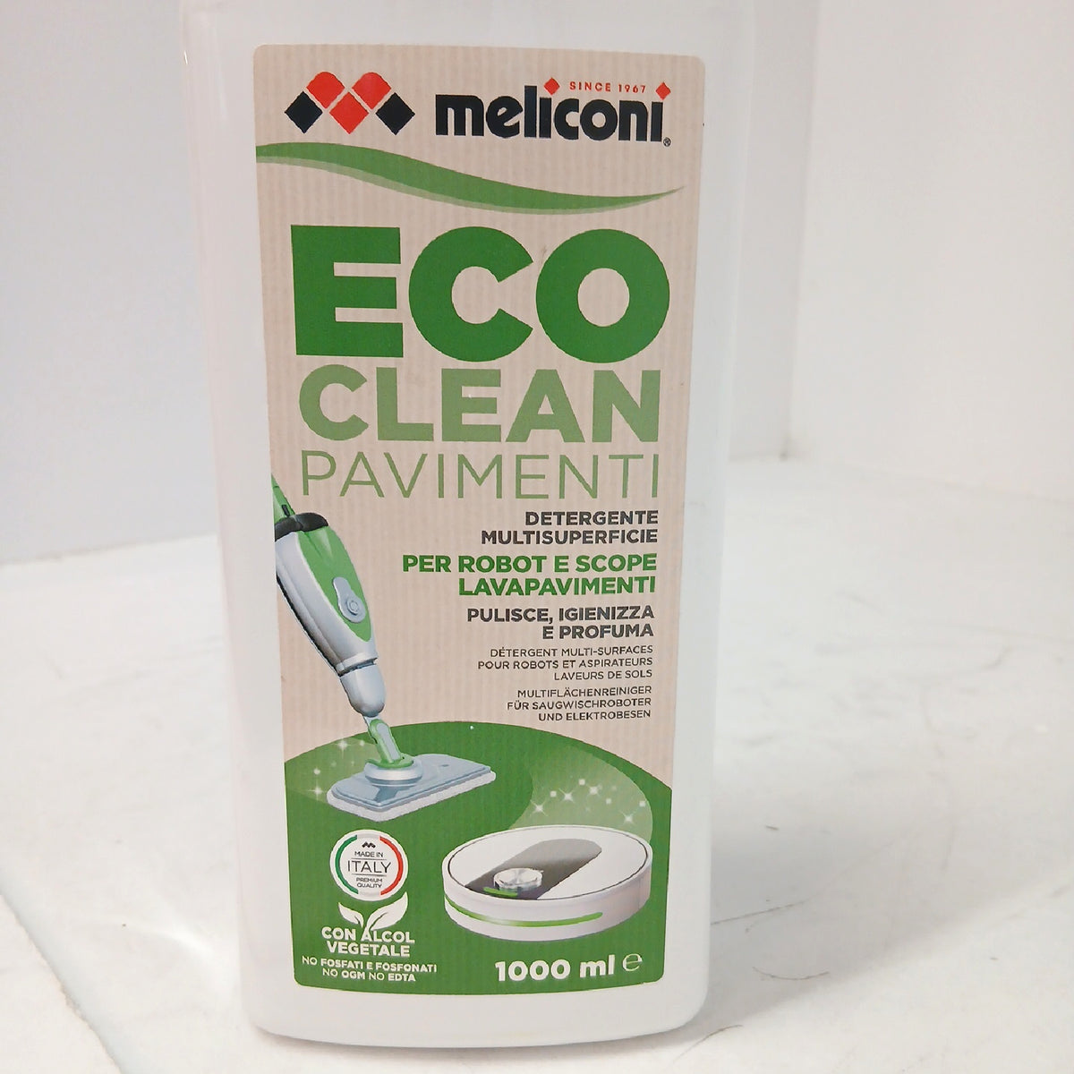 Meliconi Bodenreiniger Reinigungsmittel Haushaltsreinigung Eco Clean – Wie neu