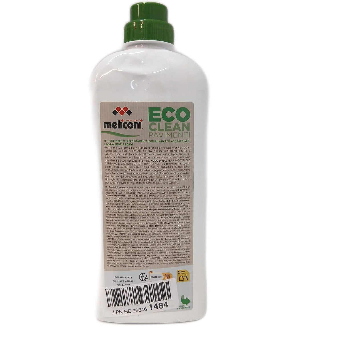 Meliconi Bodenreiniger Reinigungsmittel Haushaltsreinigung Eco Clean – Wie neu
