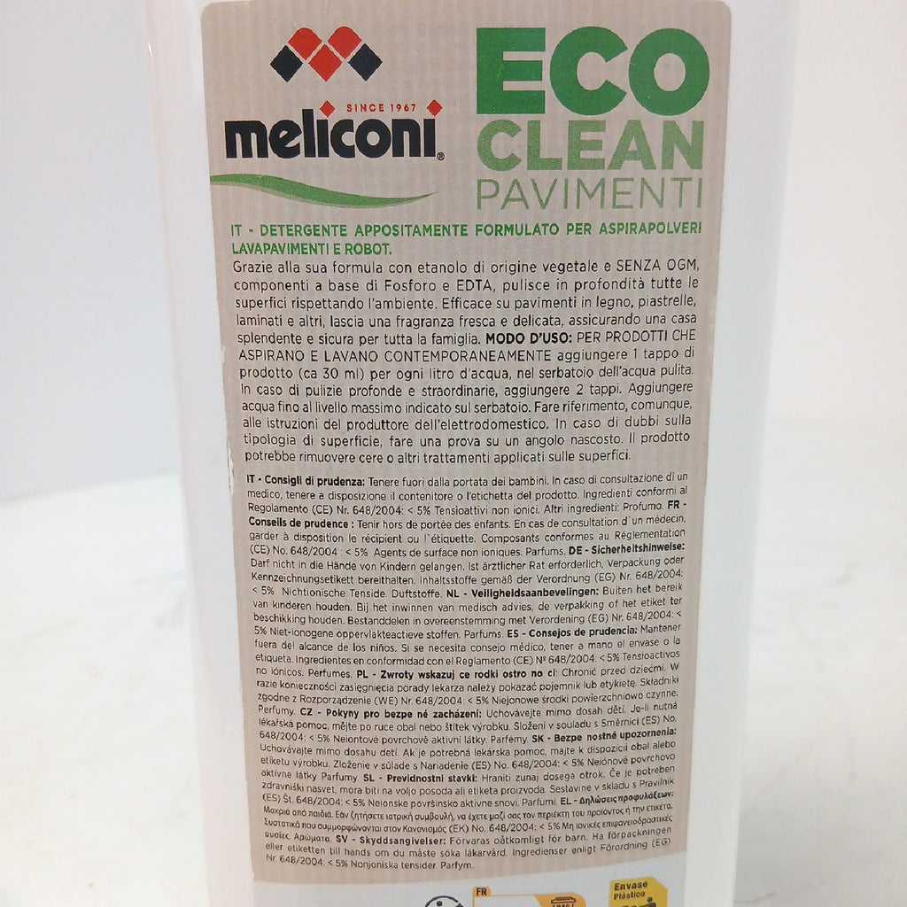 Meliconi Bodenreiniger Reinigungsmittel Haushaltsreinigung Eco Clean – Wie neu