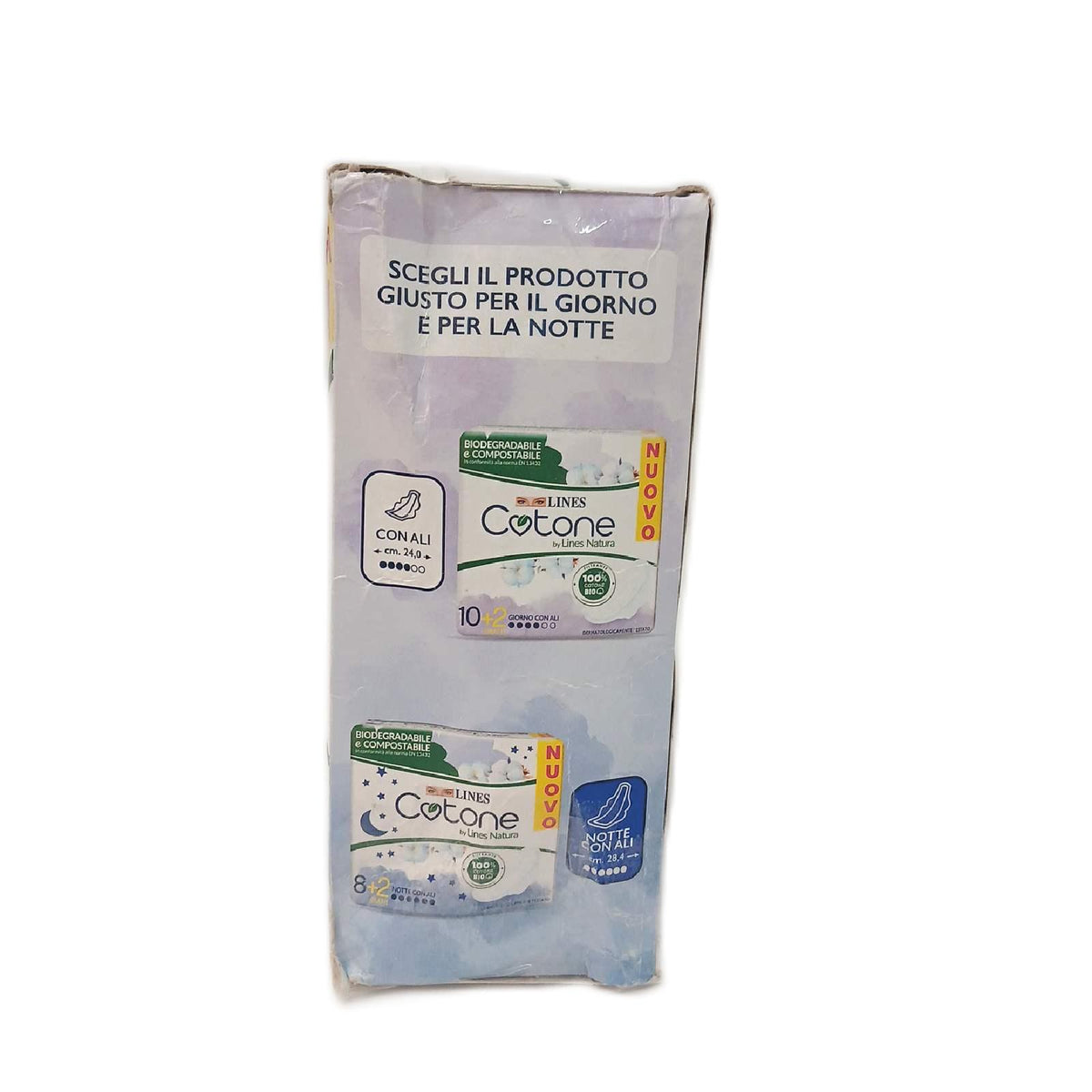 Lines Monatsbinden Damenhygiene Baumwolle 40 Stück Atmungsaktiv Weich – Neu