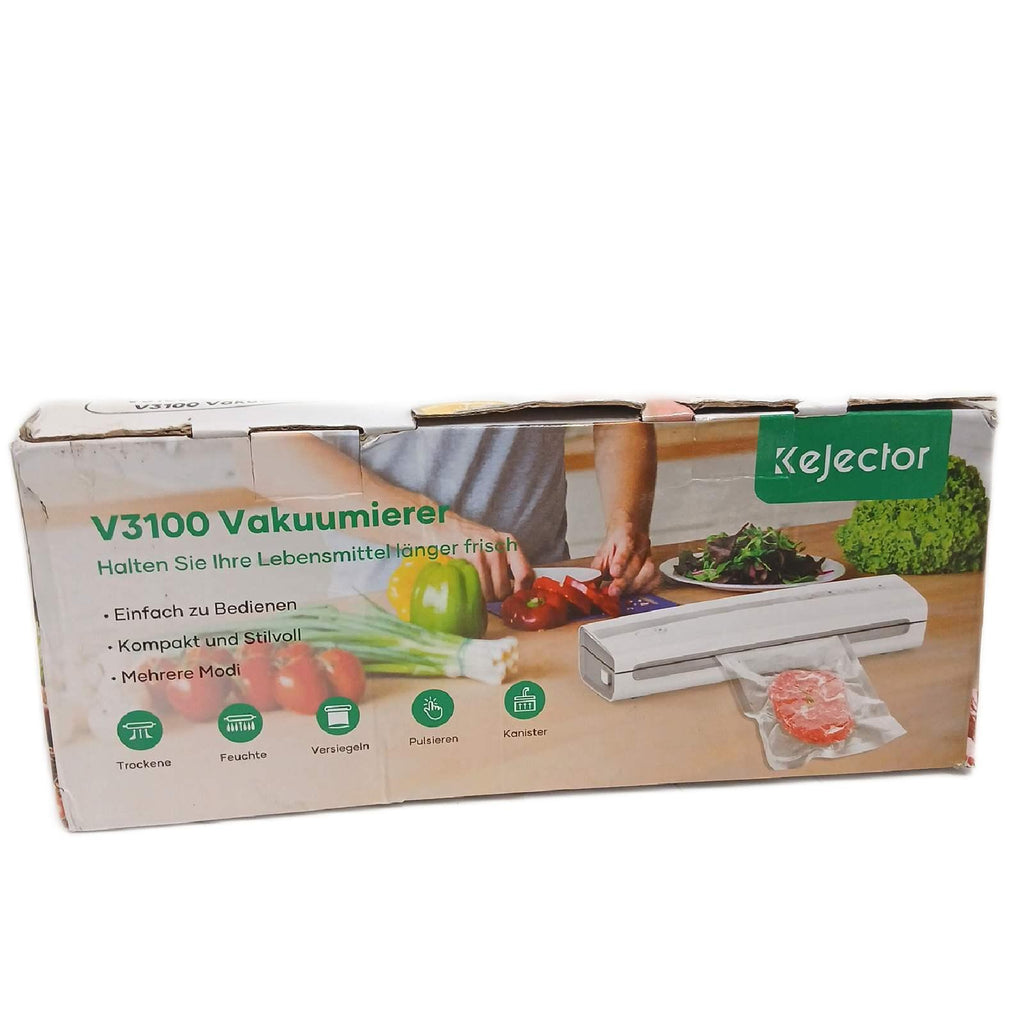 Kejector Vakuumiergerät- Multifunktions Vakuumierer 5m Vakuumrolle – Wie neu
