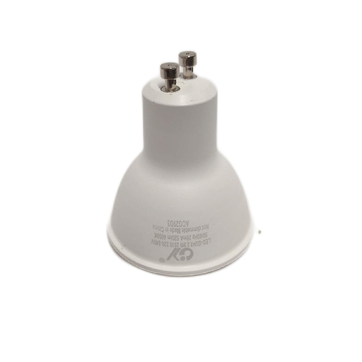 GY GU10 LED-Lampe, 2,9 W, 520 lm, 4000 K – Sehr gut