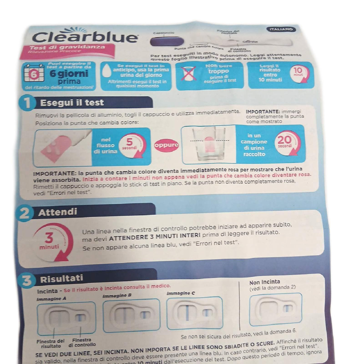 Clearblue Schwangerschaftstest Gesundheitsprodukte Maxi Format – Wie neu