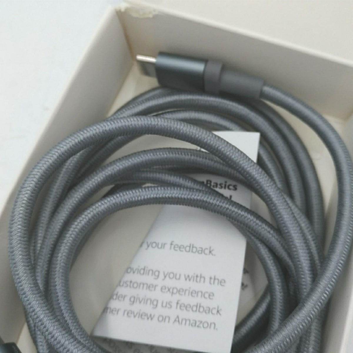 Amazon Basics Ladekabel Smartphone USB-C Schnell Ladefunktion Robust – Wie neu