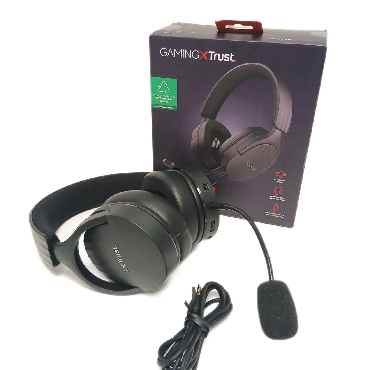 Trust Gaming Headset Fayzo Recycling Kunststoff umweltfreundlich hoher – Wie neu