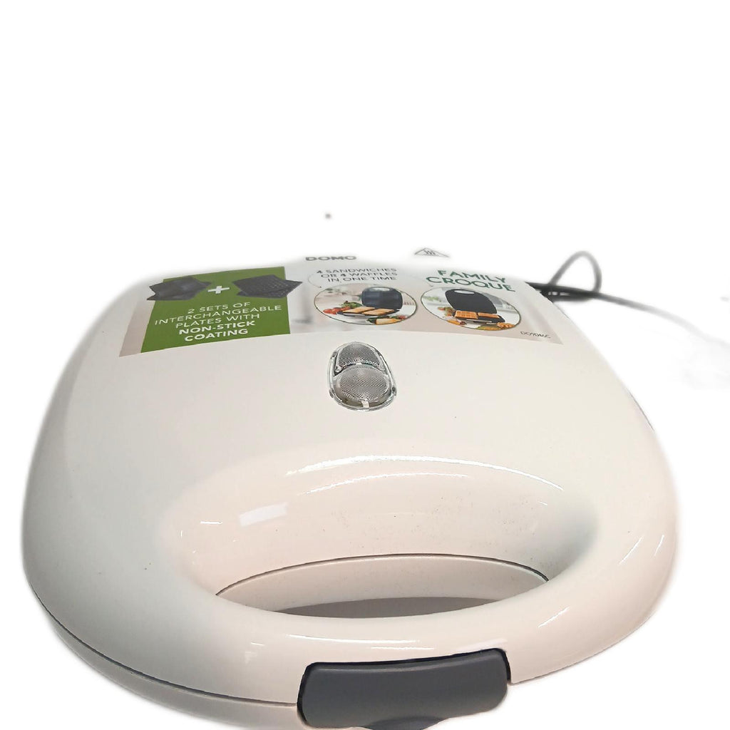 2in1 XL Familien Sandwich-Toaster 4 Sandwich Waffelautomat – Gut, unvollständig