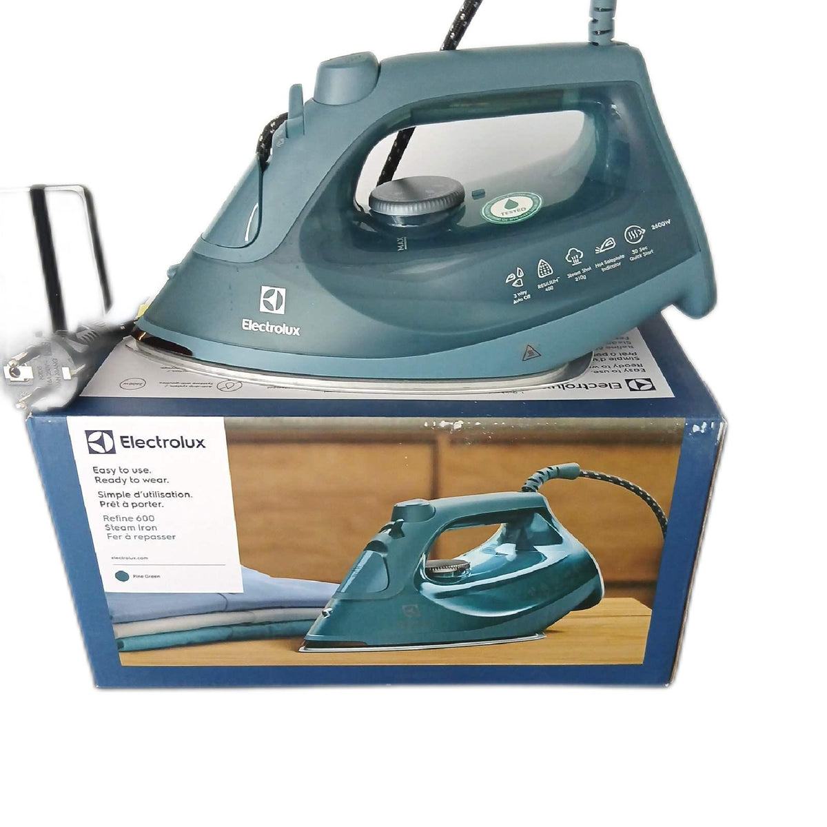 Electrolux Dampfbügeleisen E6SI1 Zerstäubungstechnologie Leistung – Wie neu