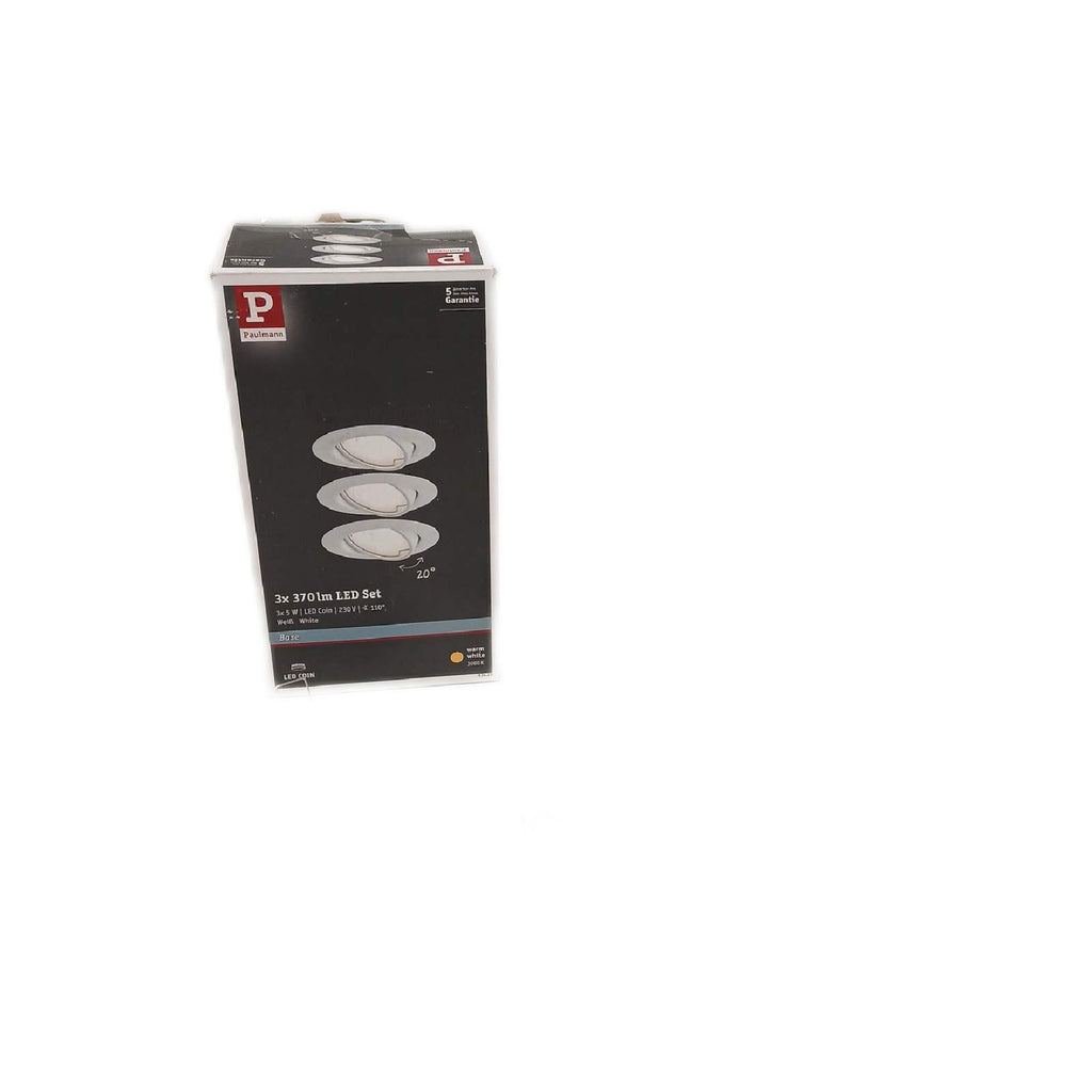 Paulmann Einbauleuchte Beleuchtung Coin Base R 5 W LED Wohnzimmerlamp – Sehr gut