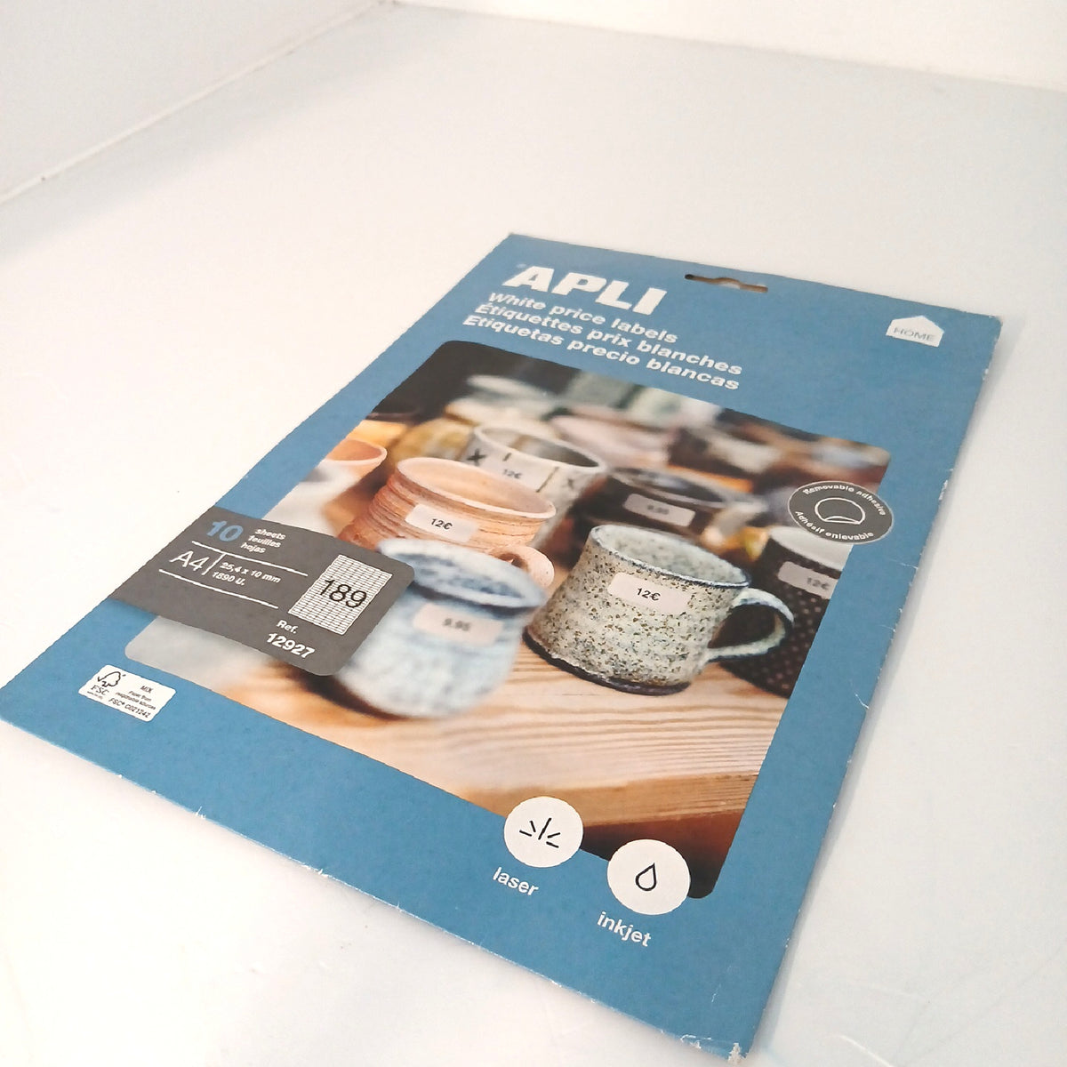 APLI 4128 Pack 10 Blatt Transferpapier T-shirts – Annehmbar, unvollständig
