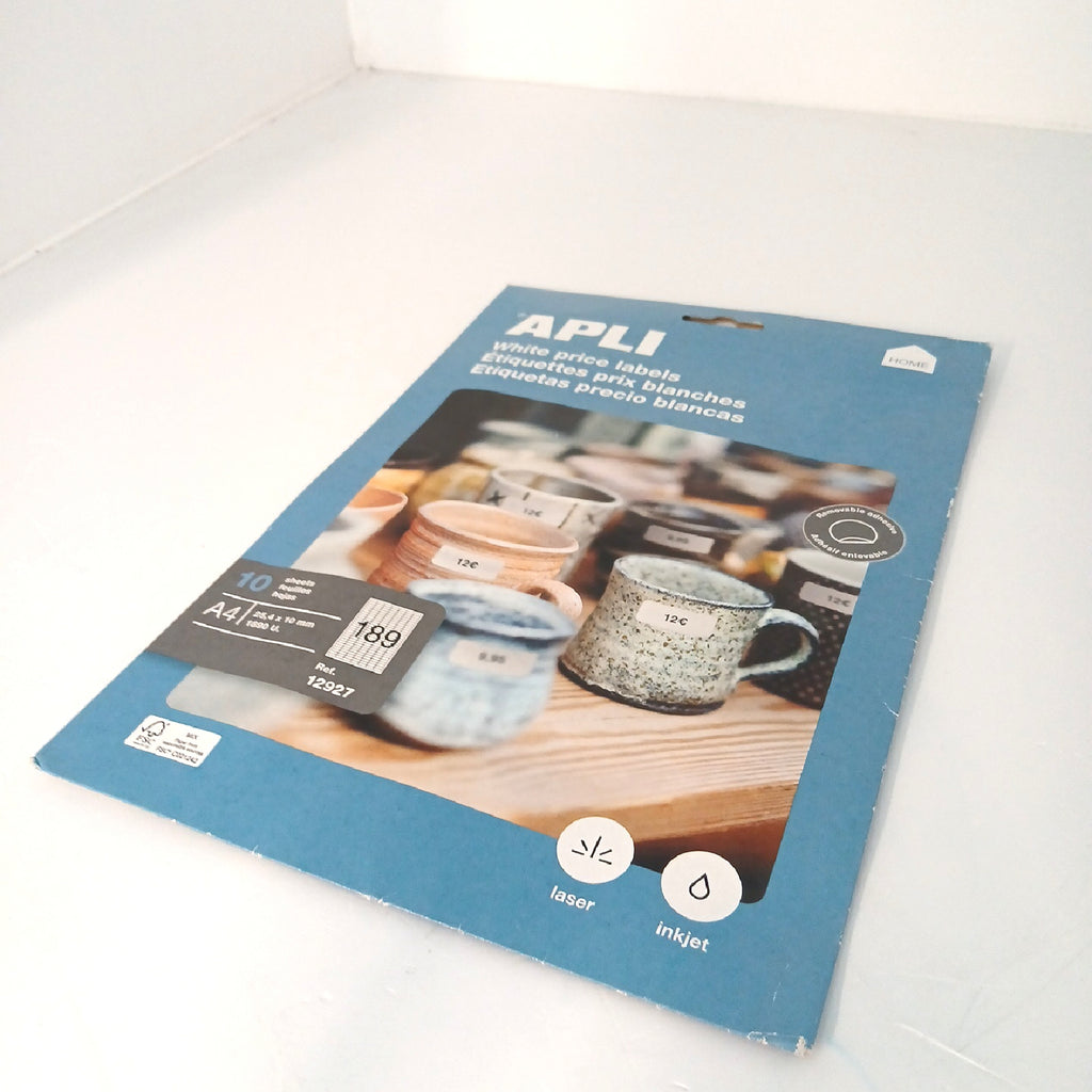 APLI 4128 Pack 10 Blatt Transferpapier T-shirts – Annehmbar, unvollständig