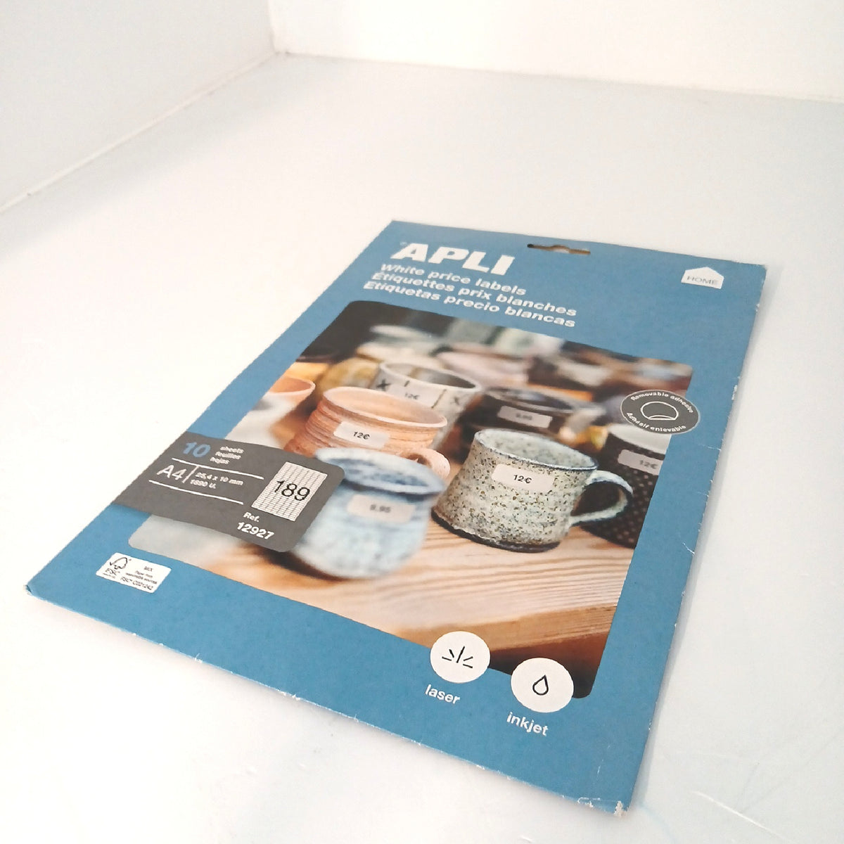 APLI 4128 Pack 10 Blatt Transferpapier T-shirts – Annehmbar, unvollständig