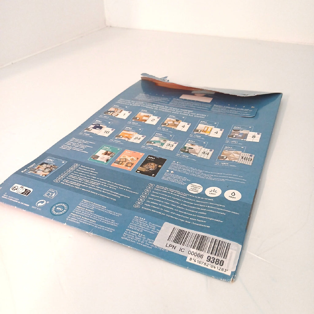 APLI 4128 Pack 10 Blatt Transferpapier T-shirts – Annehmbar, unvollständig