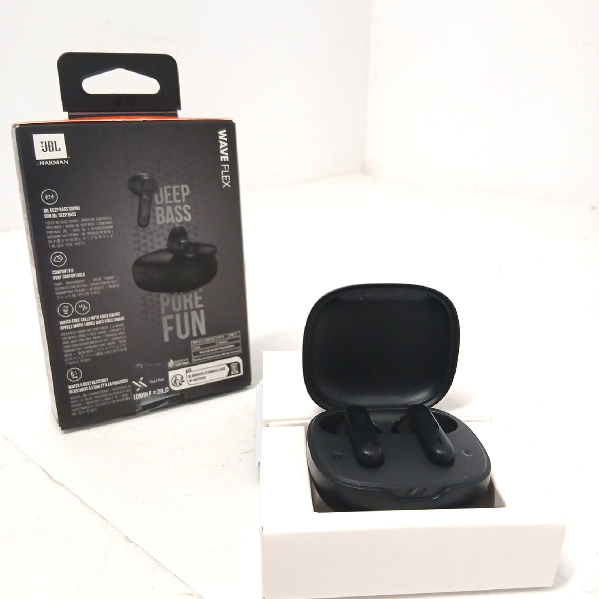 JBL Wave Flex Drahtlose In-Ear-Kopfhörer Wasserdicht IP54 – Defekt