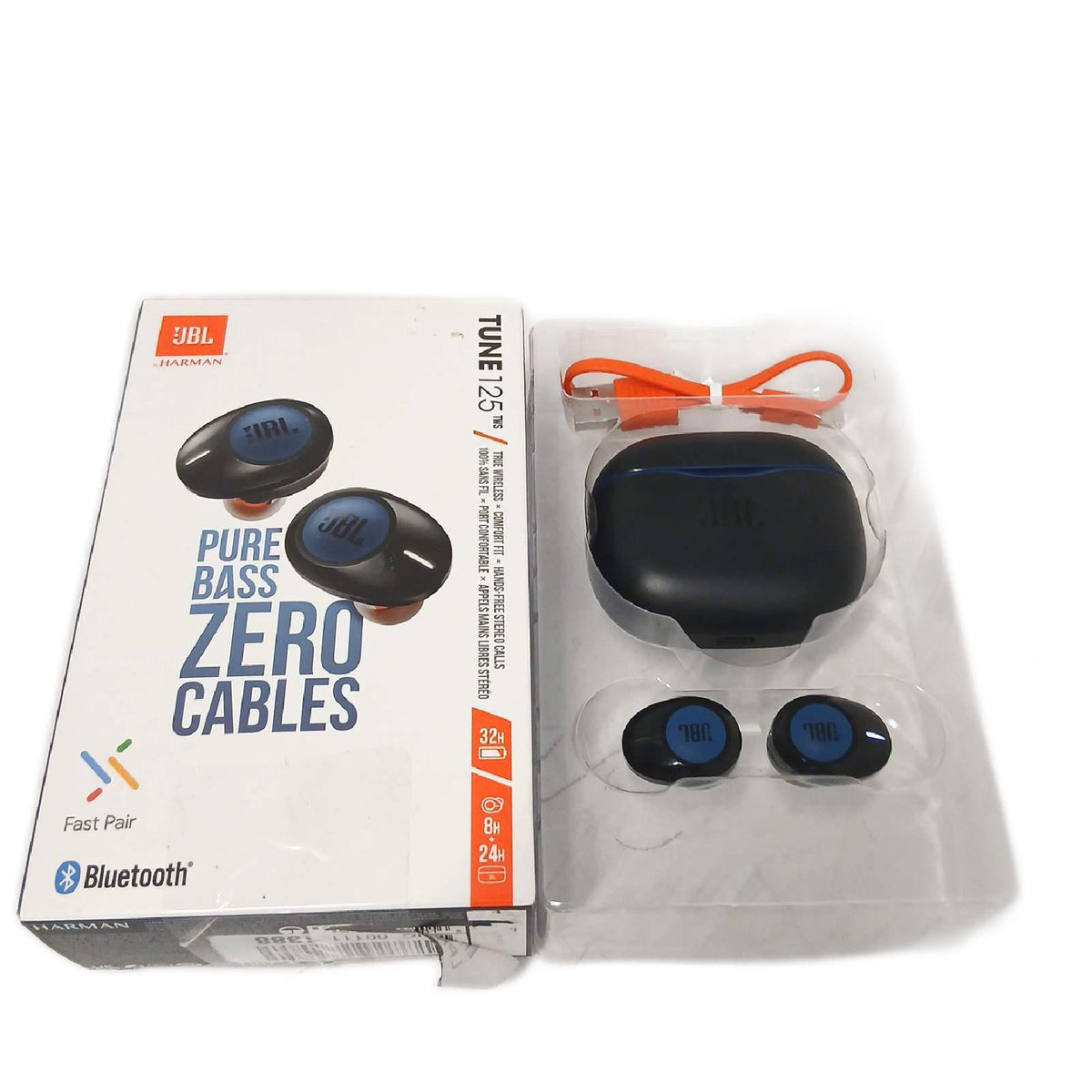 JBL Tune 125 TWS In-Ear Bluetooth-Kopfhörer in Blau ? Kabellose Ohrhöre - Defekt