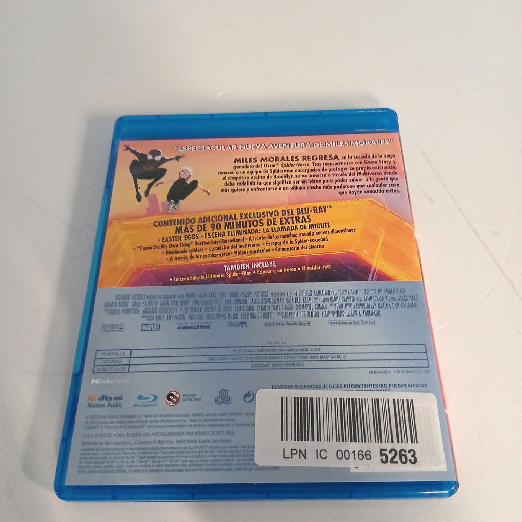 Spider-Man: Die Überquerung des Multiversums Blu-ray – Sehr gut, unvollständig