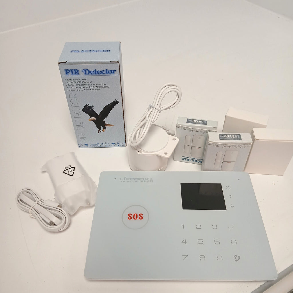Lifebox WLAN/GSM-Alarmanlage mit Kamera für Senioren – Neu