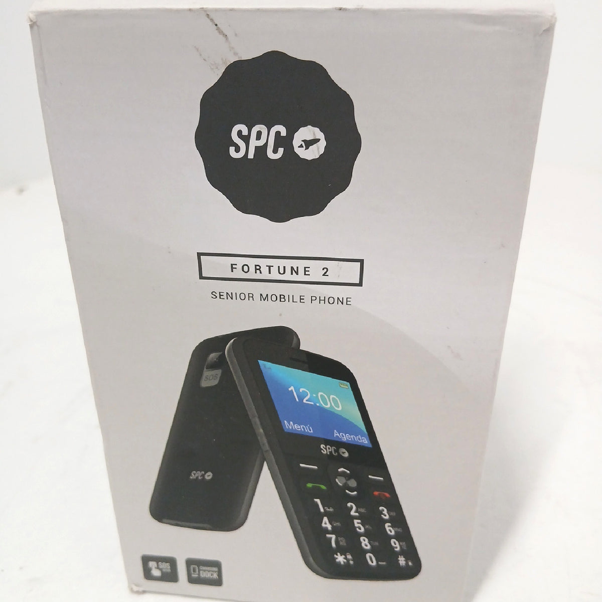 SPC Fortune 2 Seniorenhandy Große Tasten SOS Klingelknopf Einfach – Wie neu