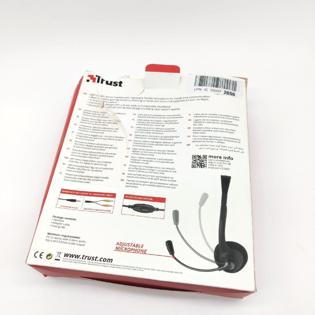 Trust Chat Headset Telefonzubehör Office Ausstattung Primo Robust – Sehr gut