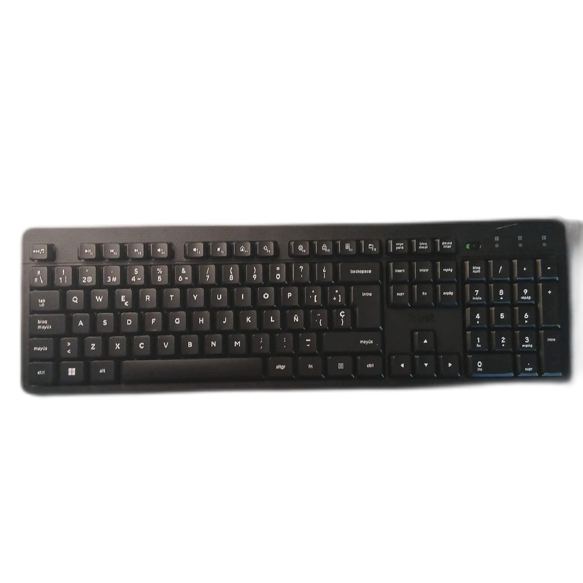 Trust Ody II kabellose flache Tastatur – Sehr gut, unvollständig