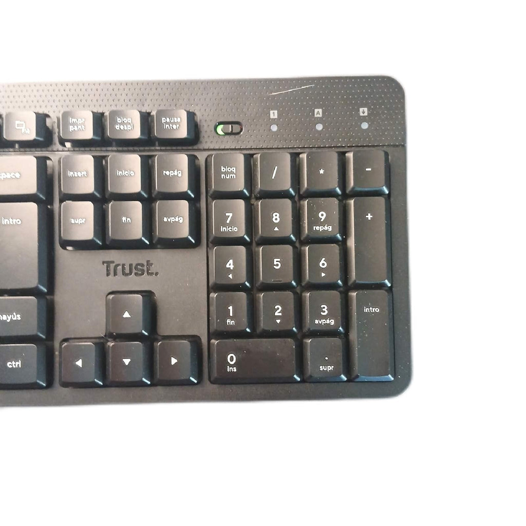 Trust Ody II kabellose flache Tastatur – Sehr gut, unvollständig
