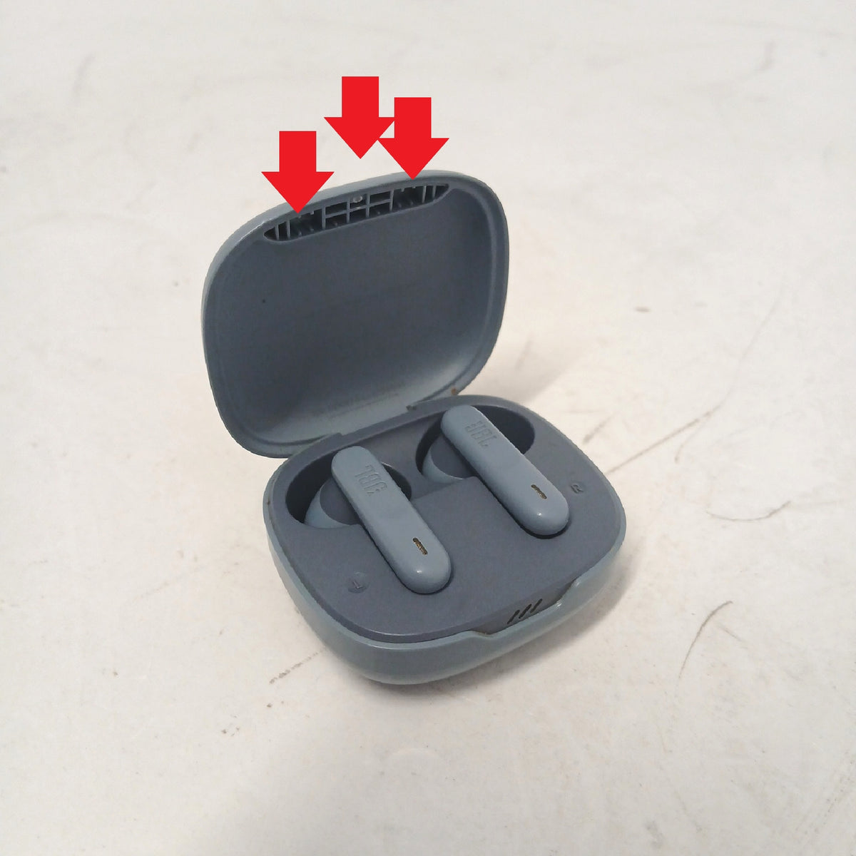 Samsung Galaxy Buds Bluetooth-Kopfhörer, schwarz – Defekt