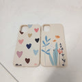Yoedge 2 Stück Handyhülle iPhone 11 Hülle Liebesherz Blumen Muster – Wie neu