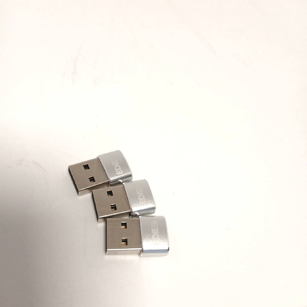EDIESI USB-C Adapter Ladegeräte Smartphones schnelle Verbindung Pack 3 – Wie neu