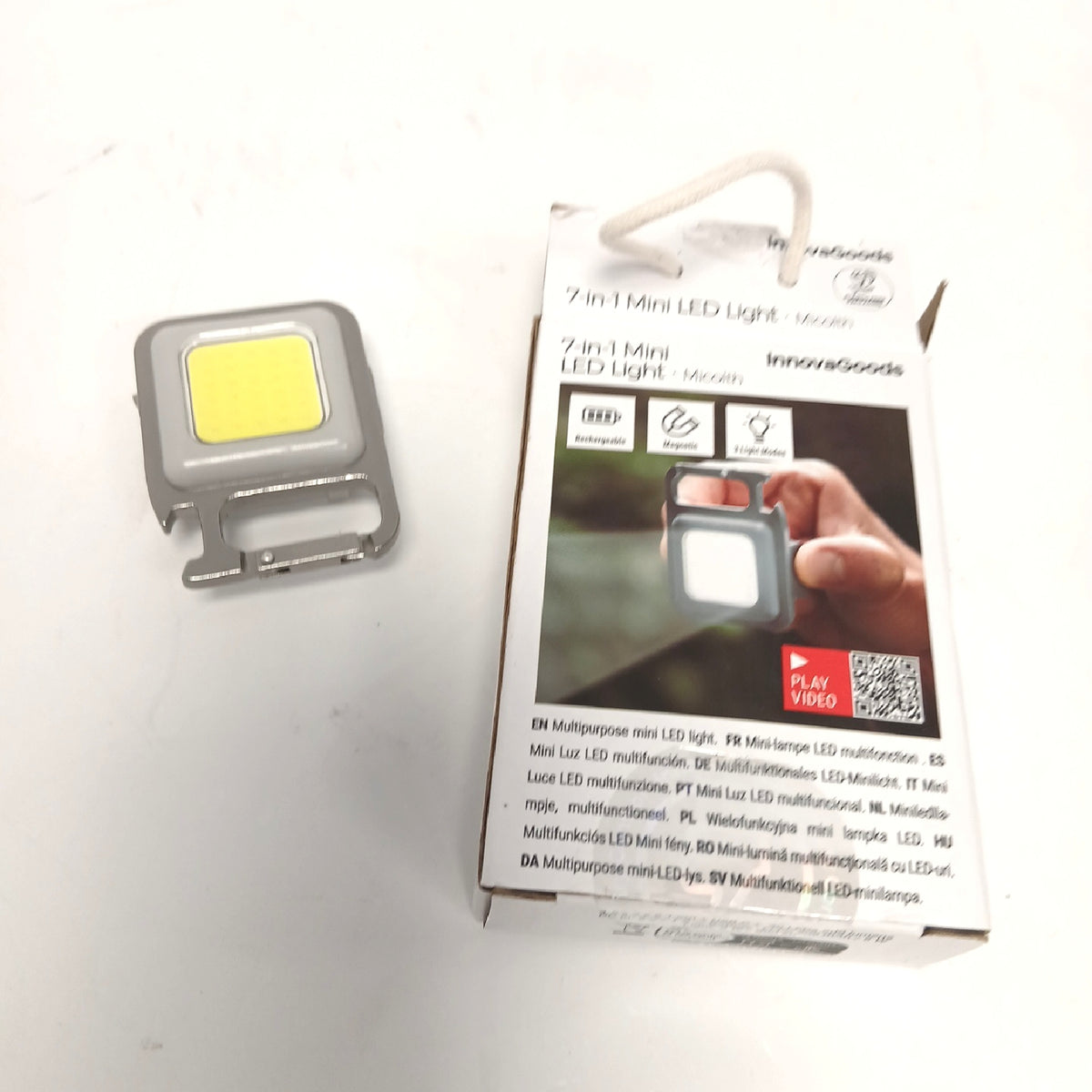 InnovaGoods Taschenlampe Beleuchtung Micolth Wiederaufladbar Kompakt – Sehr gut