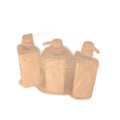 Anhow Seifenspender Badzubehör 3er-Set 500 ml PETG Luxusdesign – Wie neu