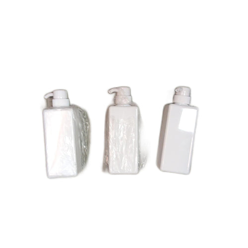 Anhow Seifenspender Badzubehör 3er-Set 500 ml PETG Luxusdesign – Wie neu