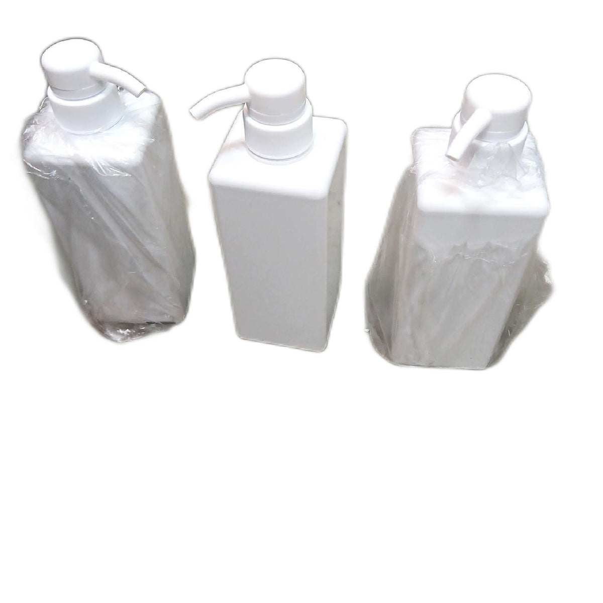 Anhow Seifenspender Badzubehör 3er-Set 500 ml PETG Luxusdesign – Wie neu