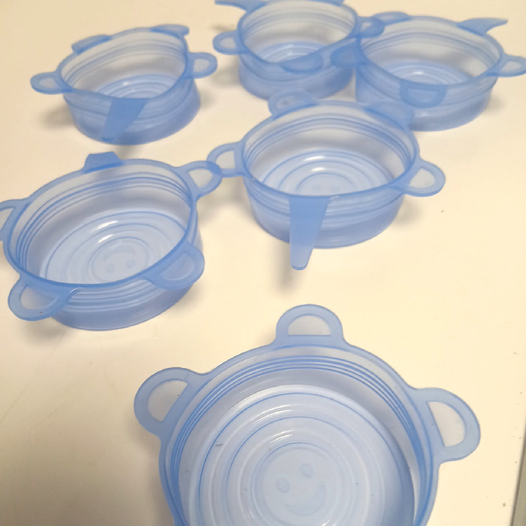 Hyakoz Silikon-Stretchdeckel, 6er-Set, BPA-frei – Sehr gut