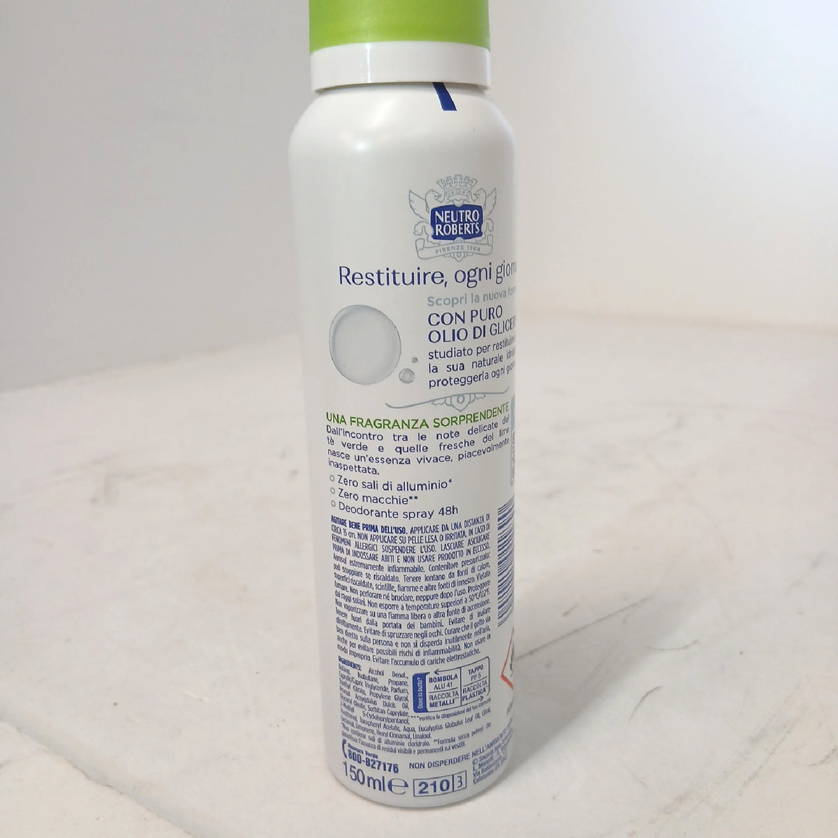 Neutro Roberts Deospray Grüner Tee & Limette – Wie neu, unvollständig